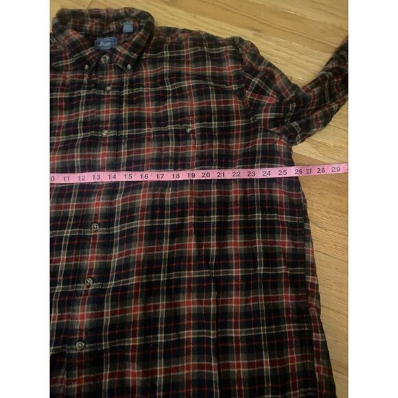 G.H. Bass & Co., men's grey cotton collared long sleeve button down shirt sz XXL - Picture 7 of 9